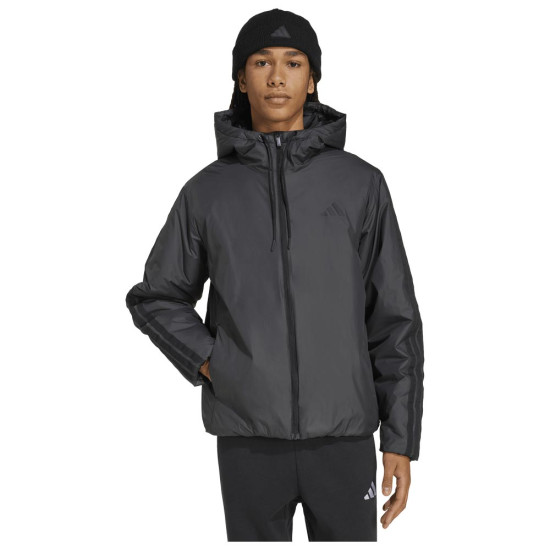 Adidas Ανδρικό μπουφάν Essentials Climawarm 3-Stripes Insulated Hooded Jacket Adidas Ανδρικό μπουφάν Essentials Climawarm 3-Stripes Insulated Hooded Jacket